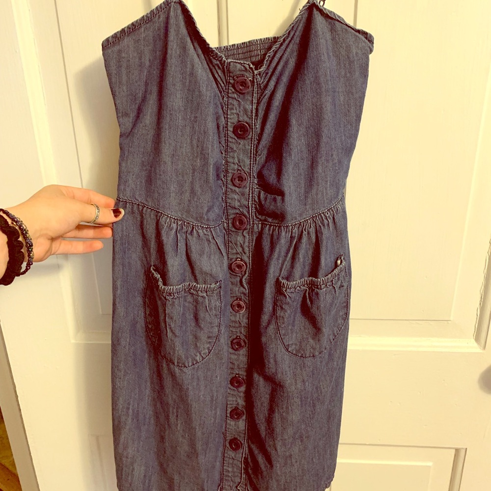 Grane denim mini dress, size medium